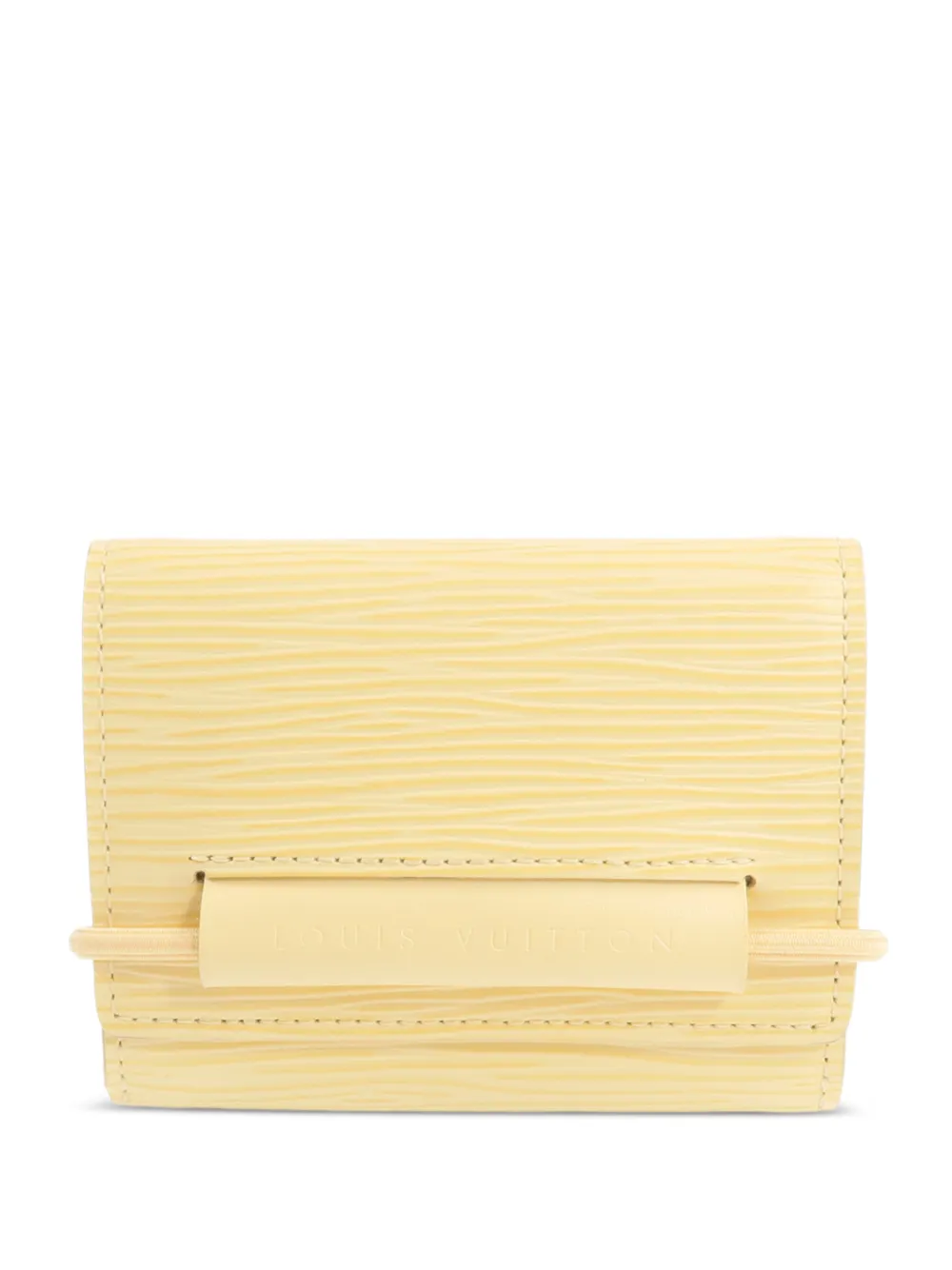 Louis Vuitton Pre-Owned Porte Monnaie Elastique tri-fold wallet - Nude