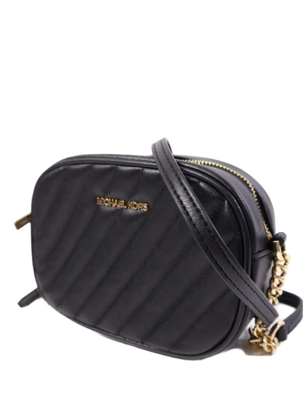 Michael Kors Vintage small Rose quilted leather crossbody bag - Nero