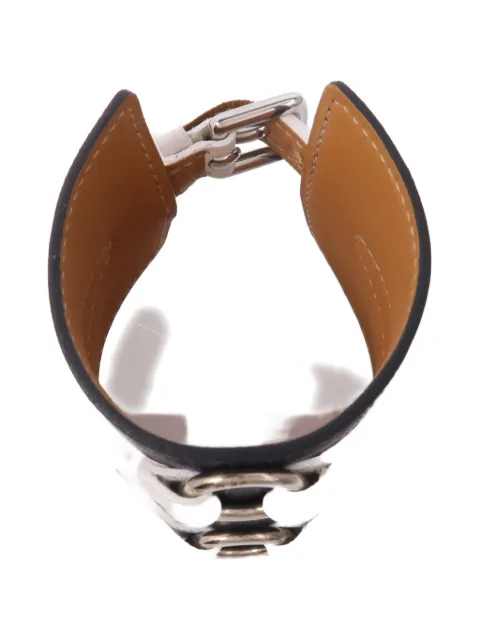 Hermès Pre-Owned leather cuff bracelet