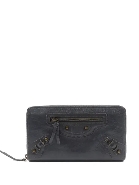 Balenciaga Pre-Owned stud-embellished leather wallet