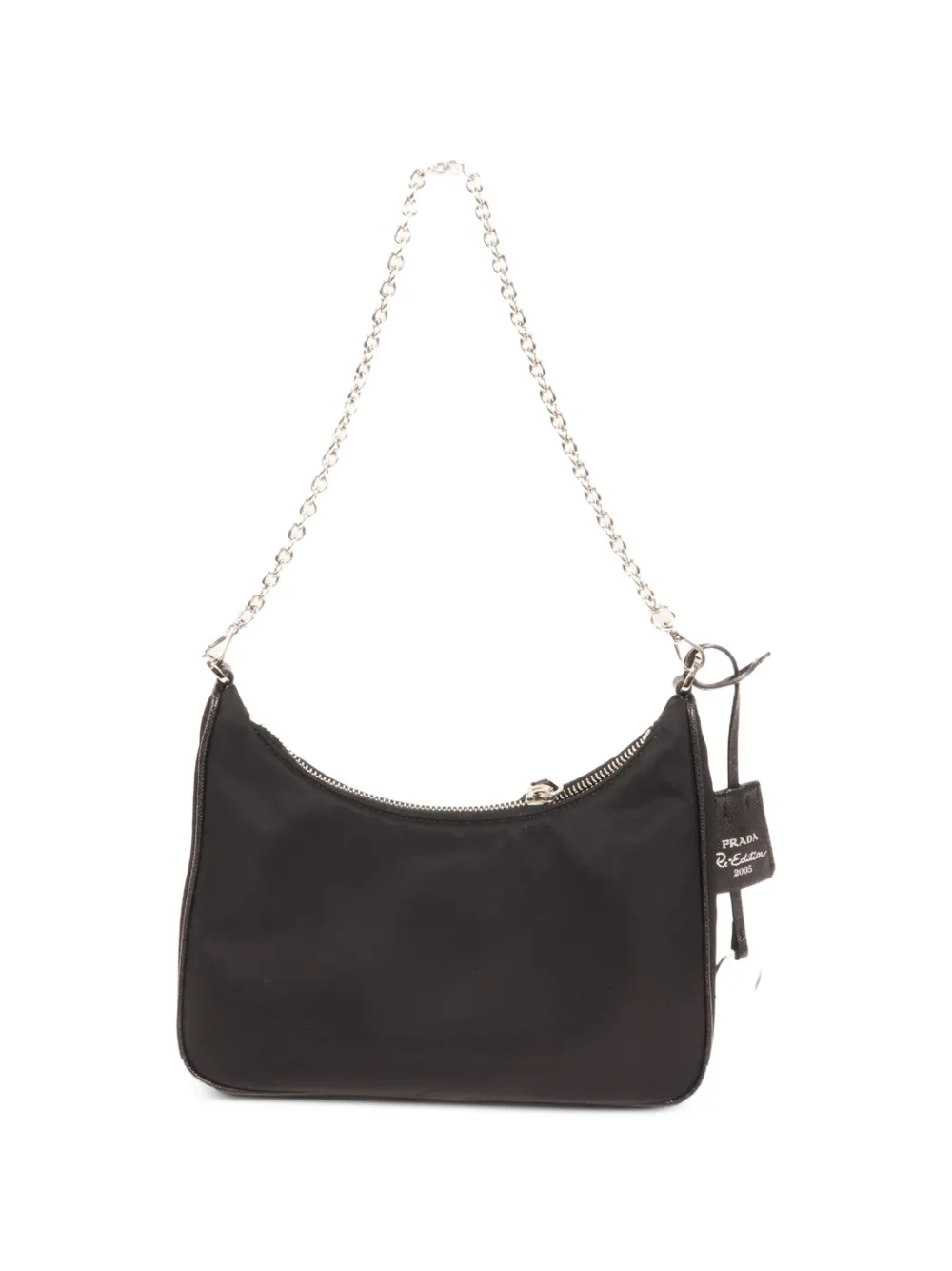 Prada Pre-owned Re-edition 2005 Shoulder Bag in Black, view 2