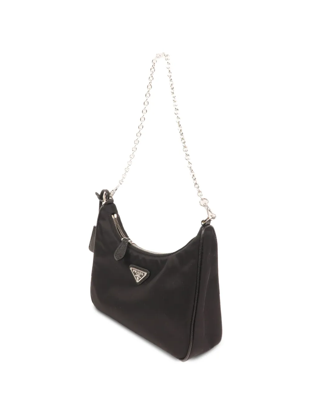 Prada Pre-owned Re-edition 2005 Shoulder Bag in Black, view 3