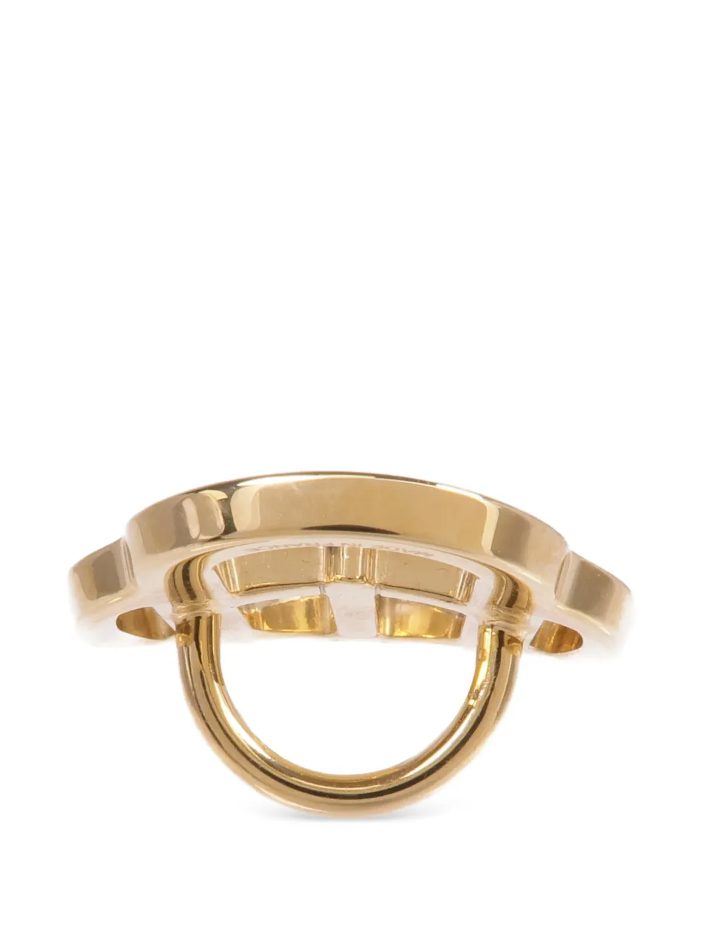 Hermès Pre-owned Quizz Scarf Ring in Gold, view 3