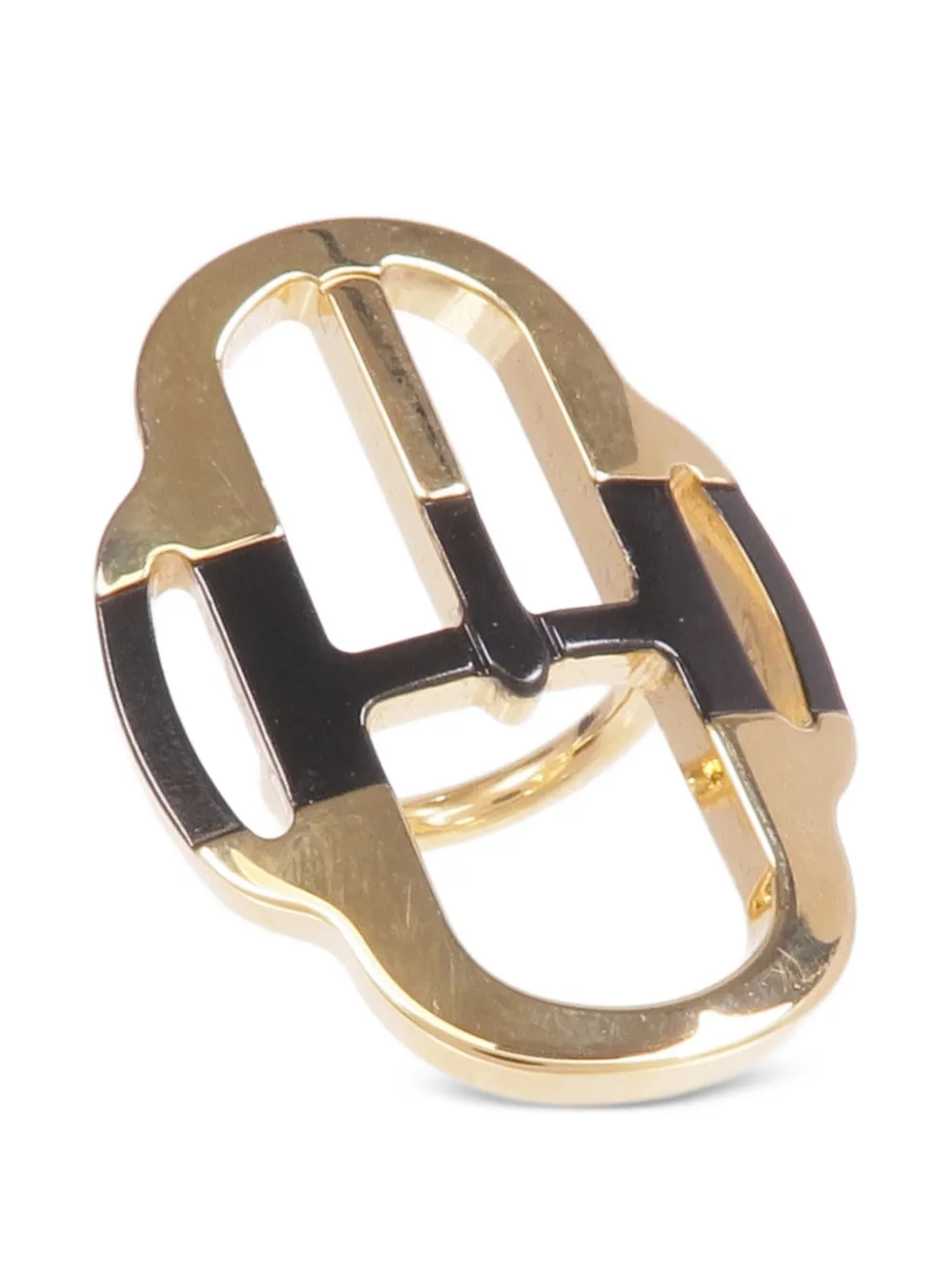 Hermès Pre-owned Quizz Scarf Ring in Gold, view 5