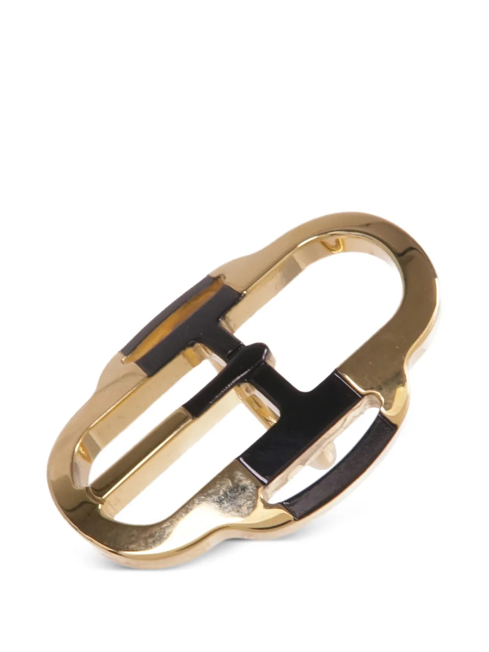 Hermès Pre-owned Quizz Scarf Ring in Gold, view 2