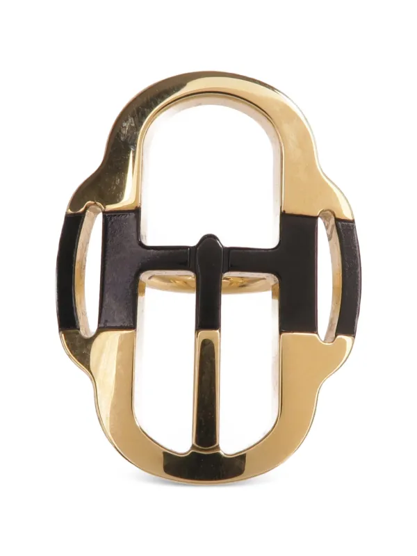 Hermès Pre-owned Quizz Scarf Ring in Gold