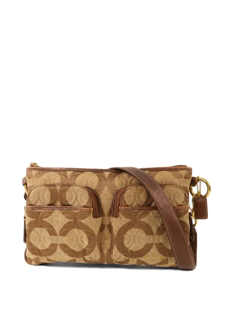 Coach Vintage patterned canvas belt bag