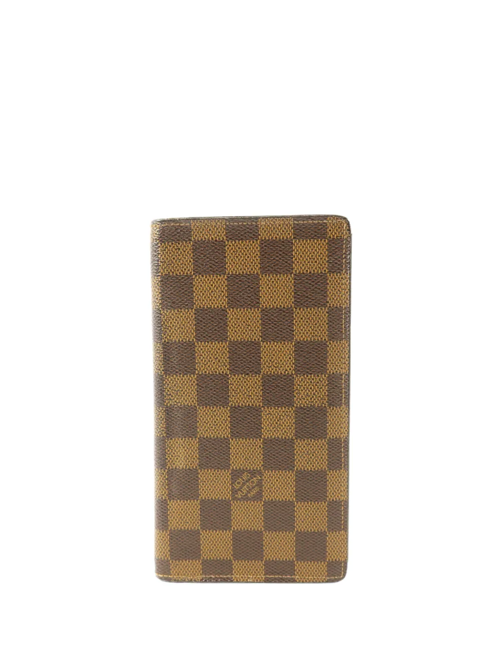 Louis Vuitton Pre-Owned Brazza Damier Portefeuille long wallet - Brown