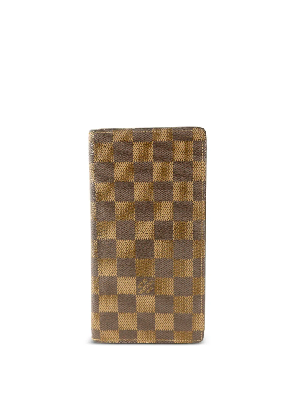 Louis Vuitton Pre-Owned Brazza Damier Portefeuille long wallet - Marrone