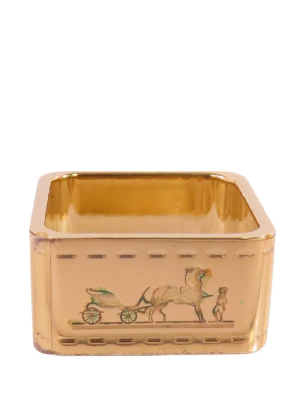Hermès Pre-Owned Bolduc 90 scarf ring - Oro
