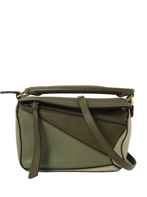 Loewe Pre-Owned mini Puzzle leather shoulder bag