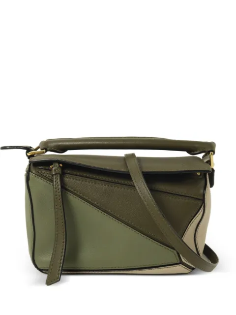 Loewe Pre-Owned mini Puzzle leather shoulder bag