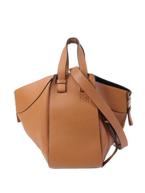 Loewe Pre-Owned Hammock leather tote bag