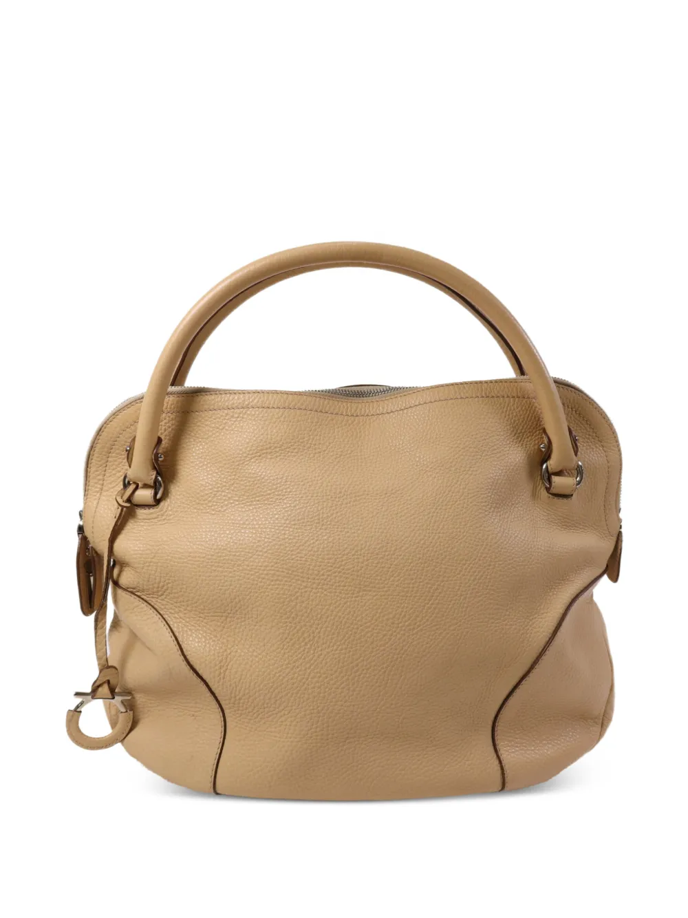 Ferragamo Pre-Owned Gancini-detail tote bag - Nude