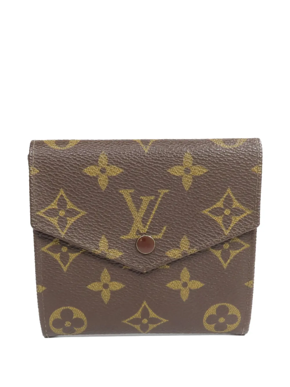 Louis Vuitton Pre-Owned Monogram Porte Monnaie Carte Credit wallet - Marrone