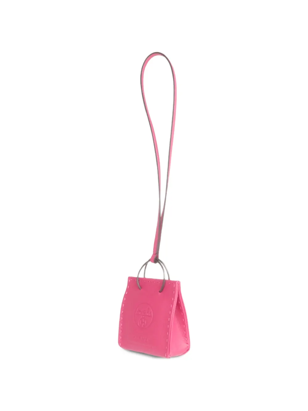 Hermès Pre-Owned Orange Bag Milo bag charm - Rosa