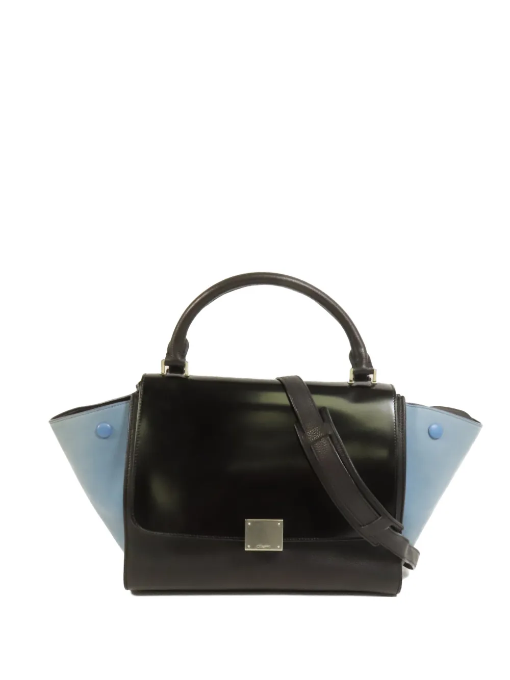 Pre-owned Celine Trapeze Shoulder Bag In Black