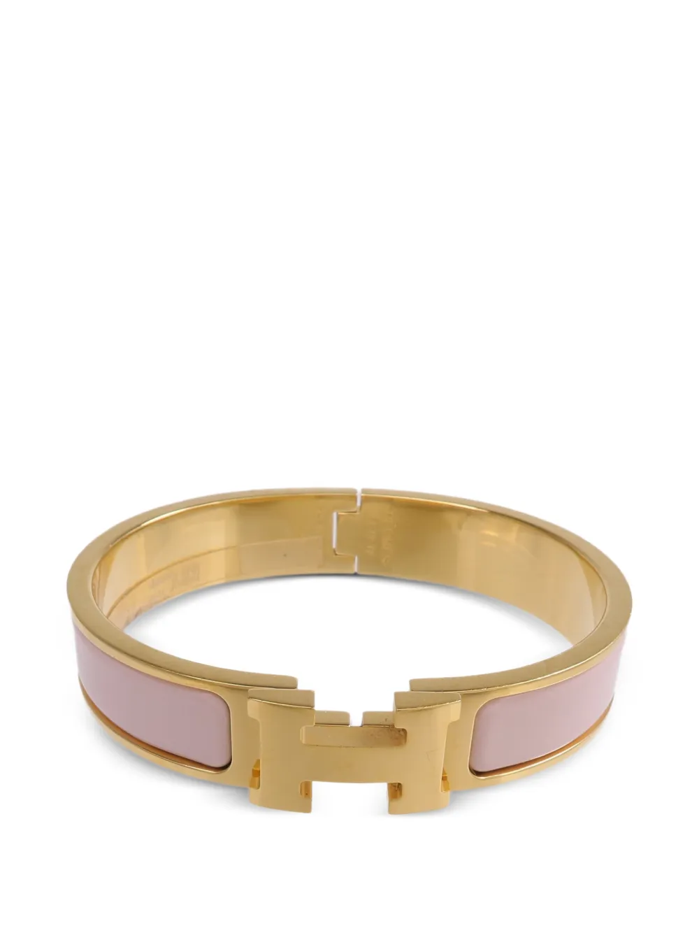 Hermès Pre-Owned Clic H enamel bracelet - Oro