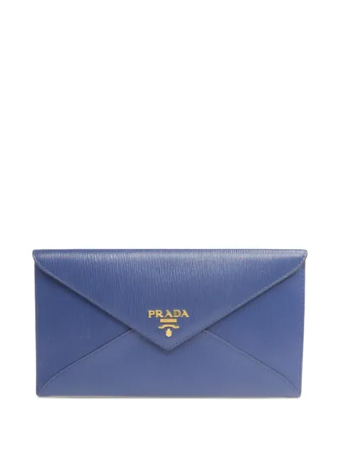 Prada Pre-Owned envelope leather wallet
