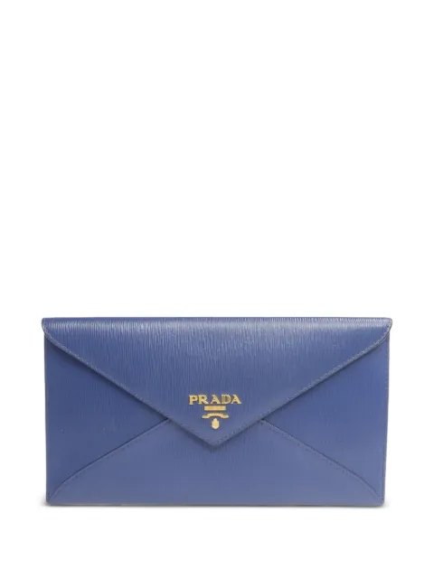 Prada Pre-Owned envelope leather wallet
