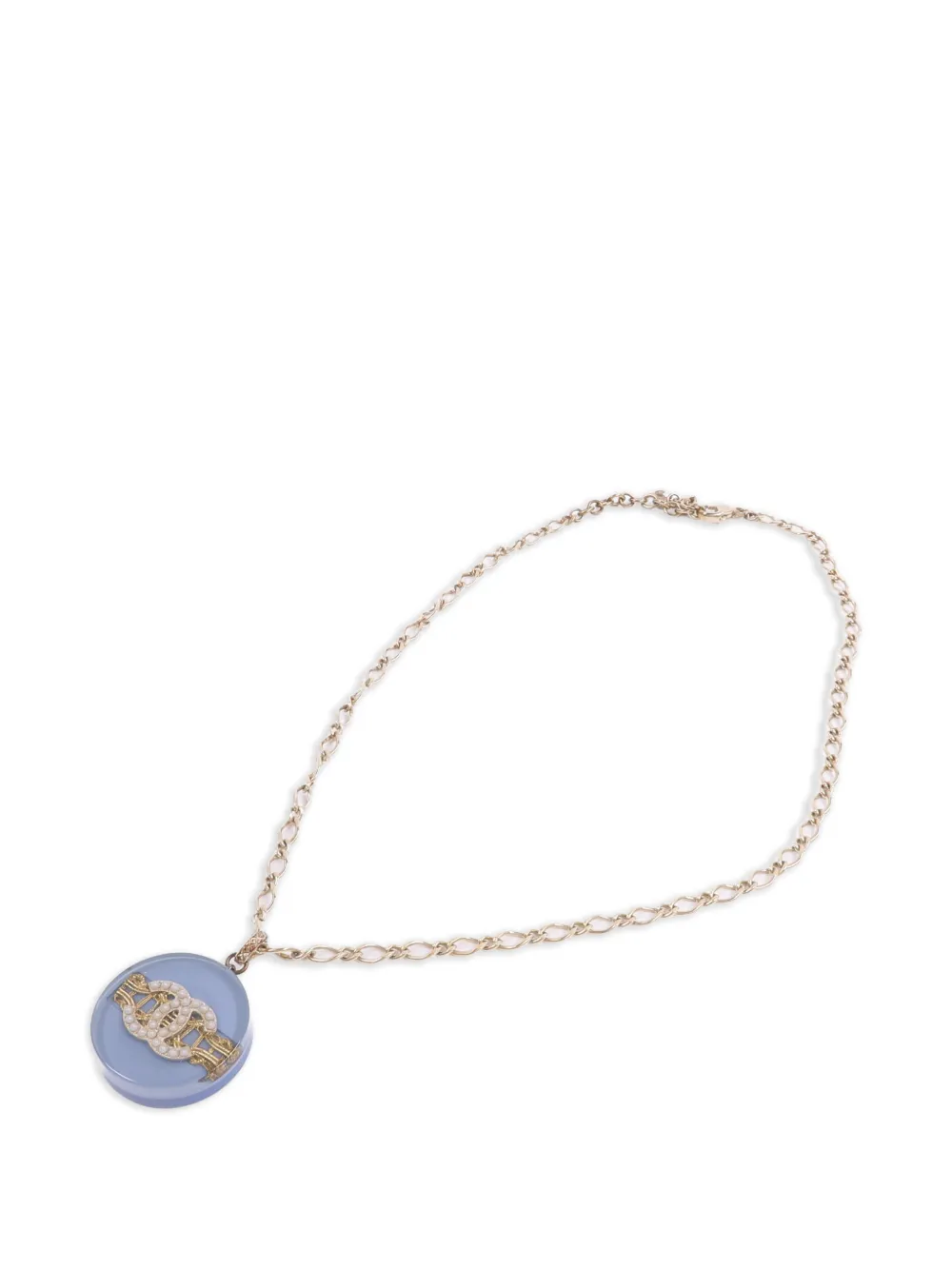 CHANEL Pre-Owned CC faux-pearl necklace - Oro