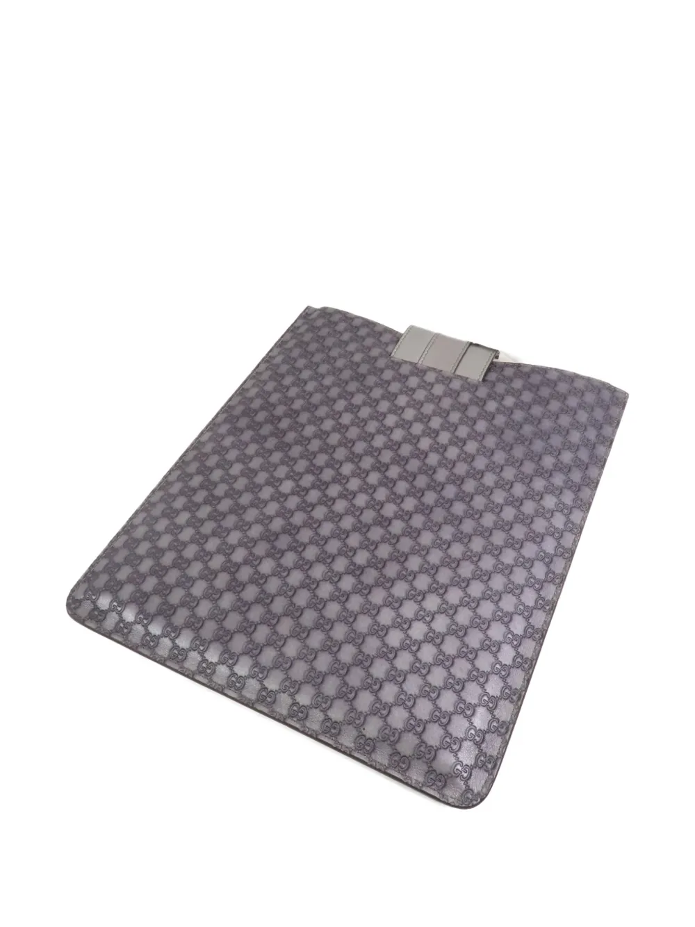 Gucci Pre-Owned GG microguccissima Ipad case - Grigio