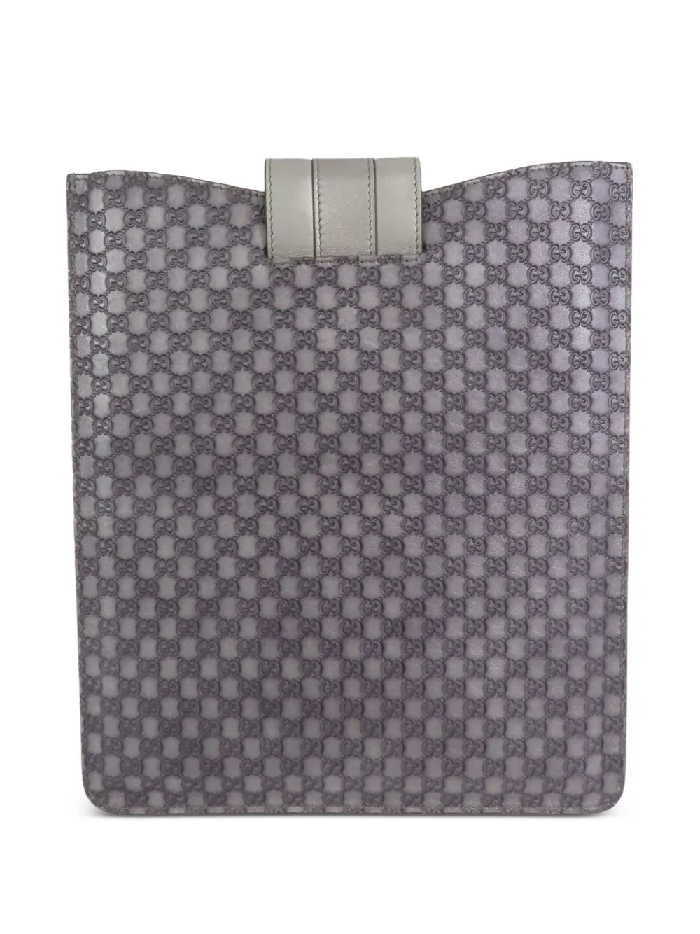Gucci Pre-Owned GG microguccissima Ipad case - Grigio