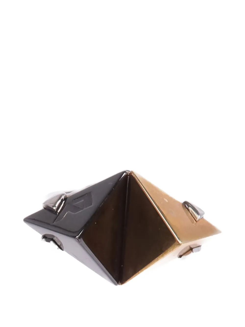 Louis Vuitton Pre-Owned Double Pyramid ring - Argento