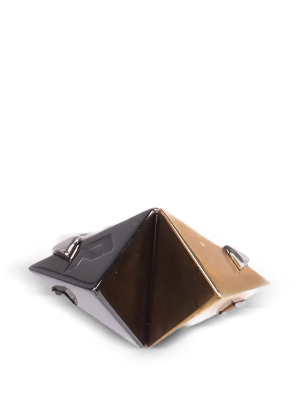 Louis Vuitton Pre-Owned Double Pyramid ring - Argento