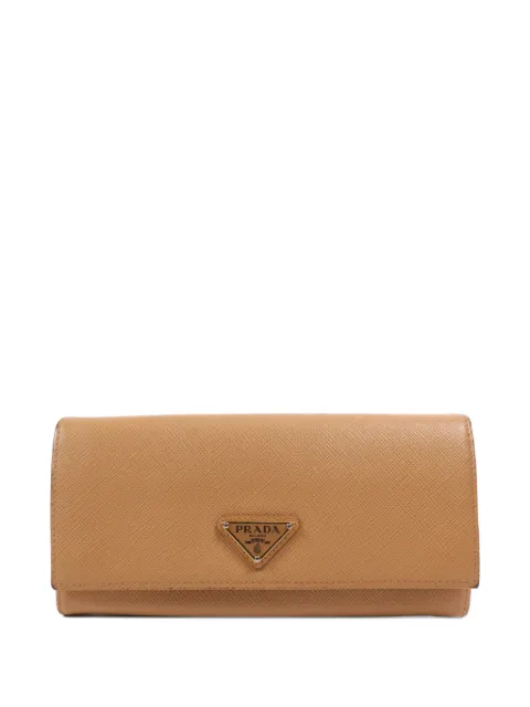 Prada Pre-Owned Saffiano-leather long wallet