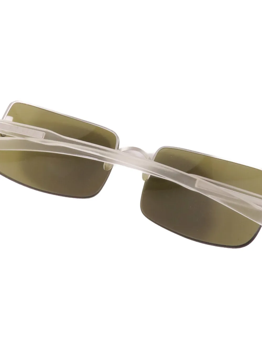 PRADA Pre-owned Rectangle-frame Sunglasses In Silver