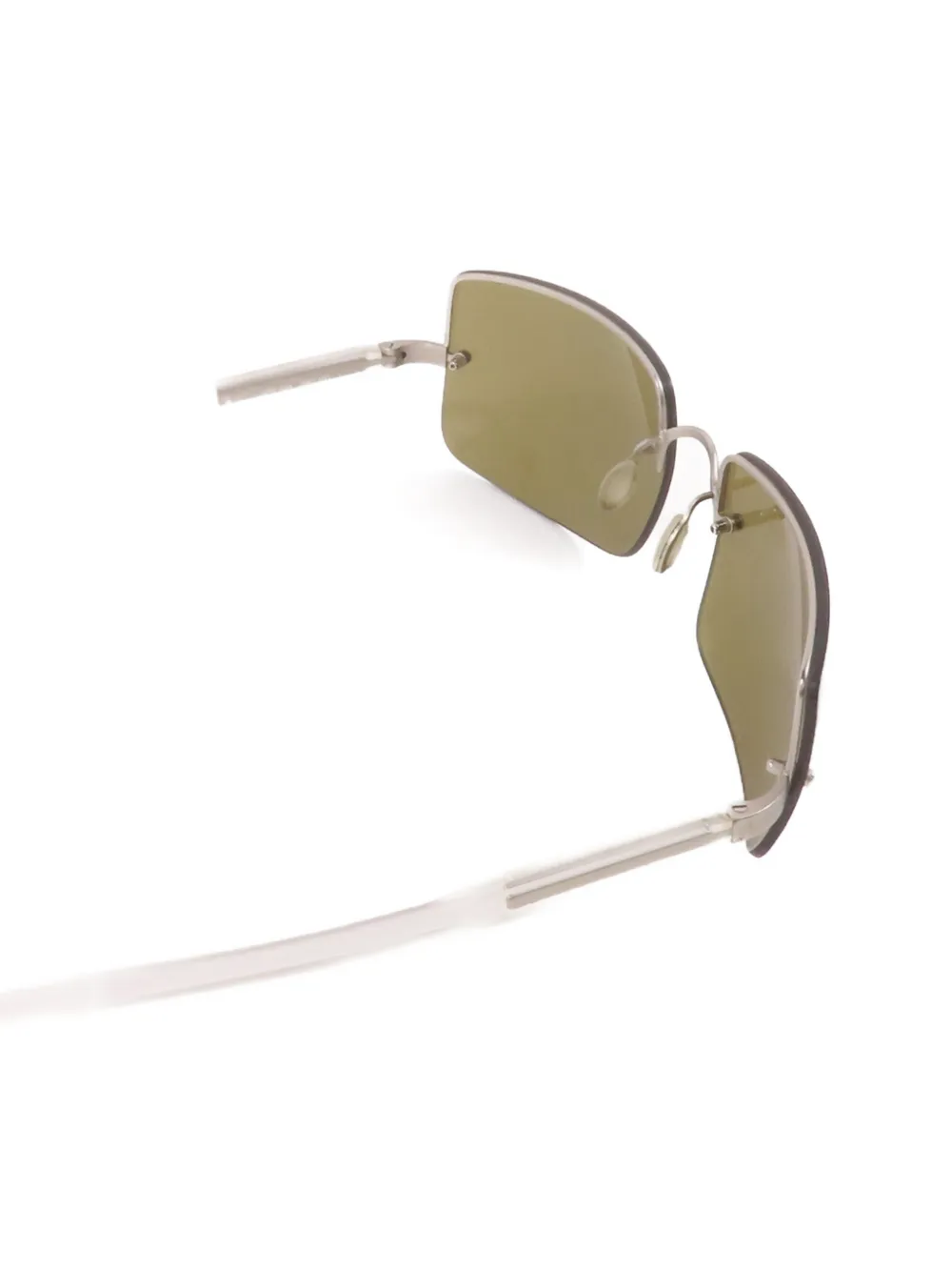 PRADA Pre-owned Rectangle-frame Sunglasses In Silver