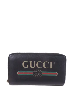 Gucci Pre-Owned GG シグネチャー ウェブ ストライプ 二つ折り財布