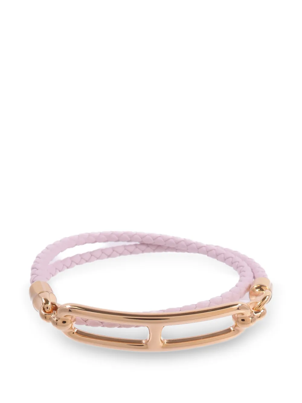 Hermès Pre-Owned Roulis Double Tour bracelet - Rosa