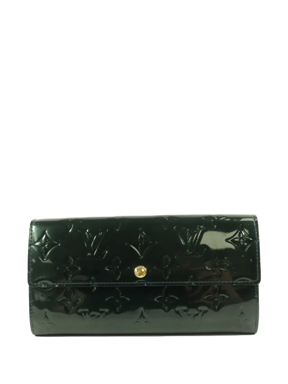 Louis Vuitton Pre-Owned Vernis Sarah Monogram wallet - Verde