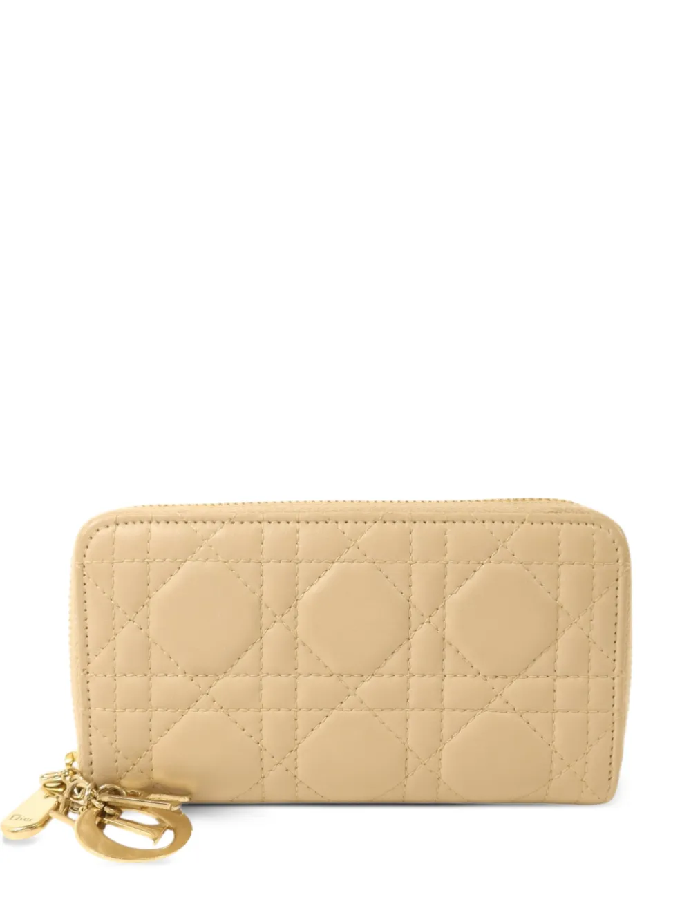 Christian Dior Pre-Owned medium Lady Dior wallet - Neutrals