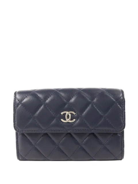 CHANEL Pre-Owned CC quilted bifold wallet