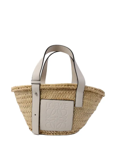 Loewe Pre-Owned raffia tote bag