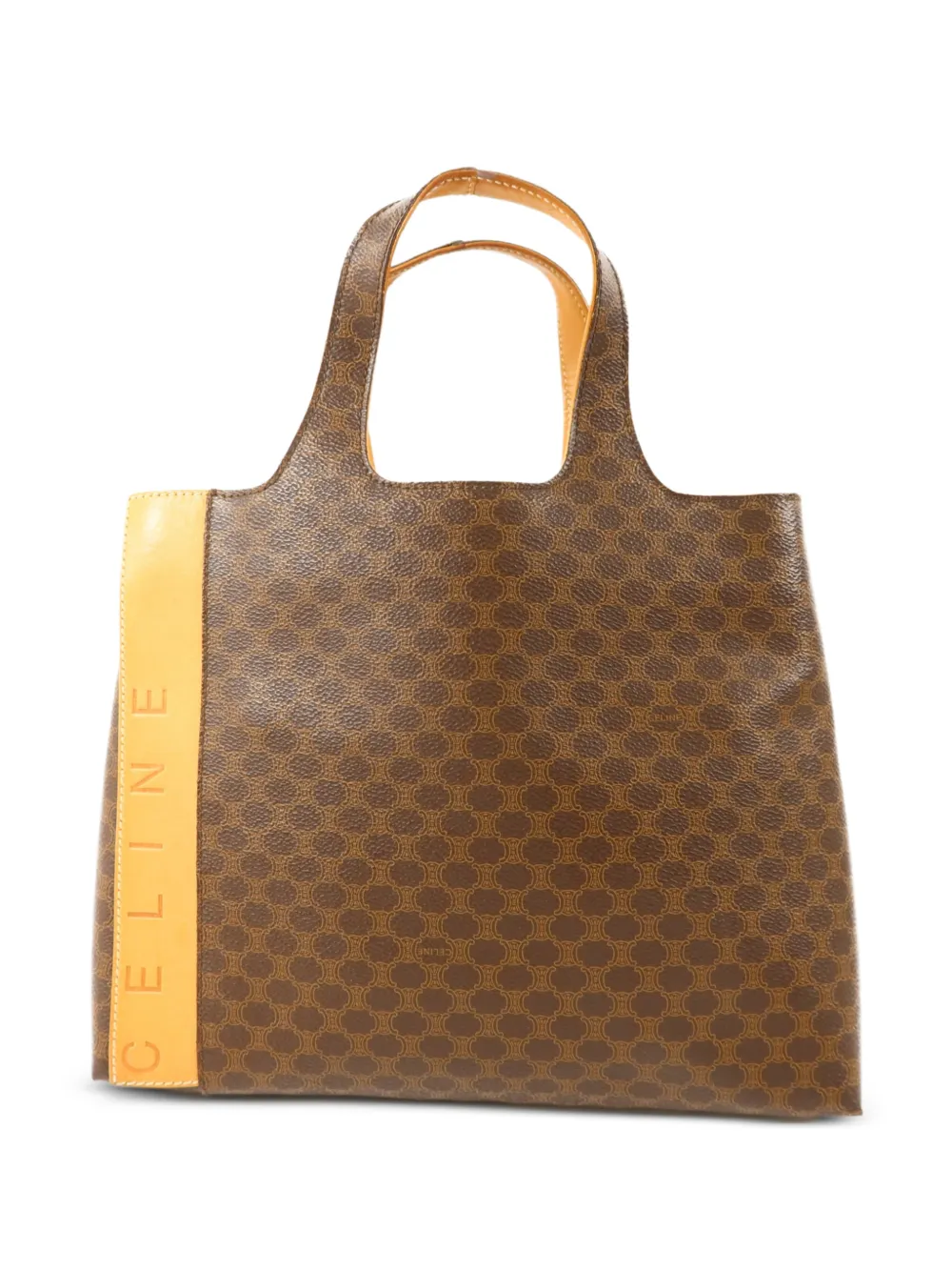 Celine Pre-Owned Macadam-pattern tote bag - Brown