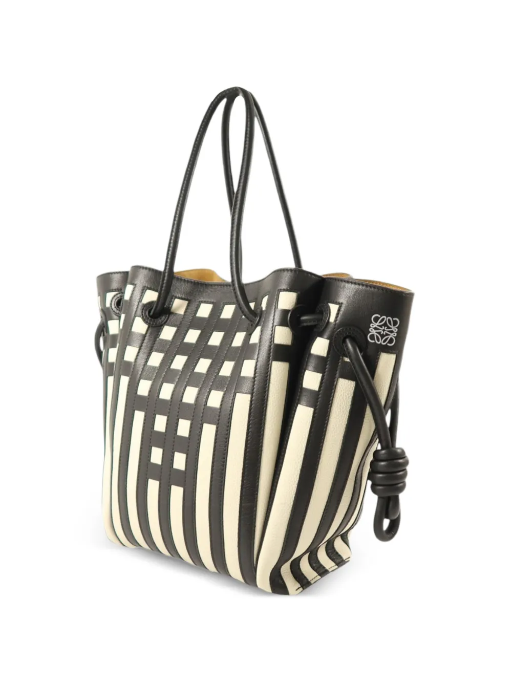 Loewe Pre-Owned Flamenco Knot tote bag - Black