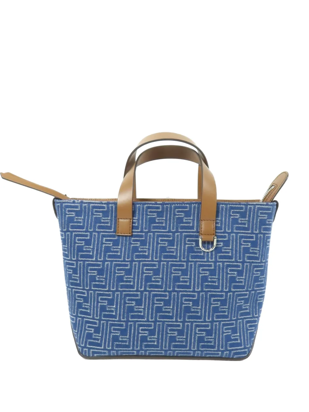 Fendi Pre-Owned FF logo tote bag - Blu