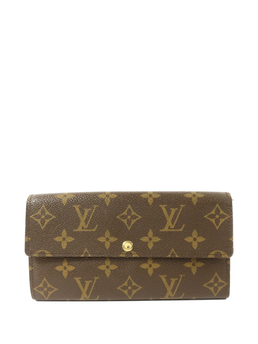 Louis Vuitton Pre-Owned Monogram Sarah long wallet - Marrone