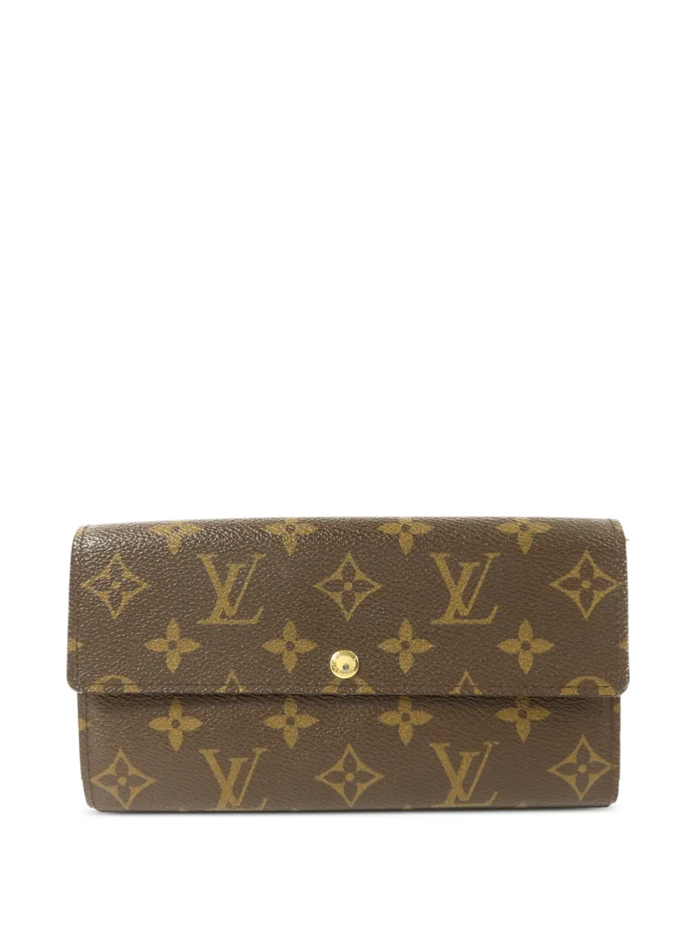 Louis Vuitton Pre-Owned Monogram Sarah long wallet - Marrone