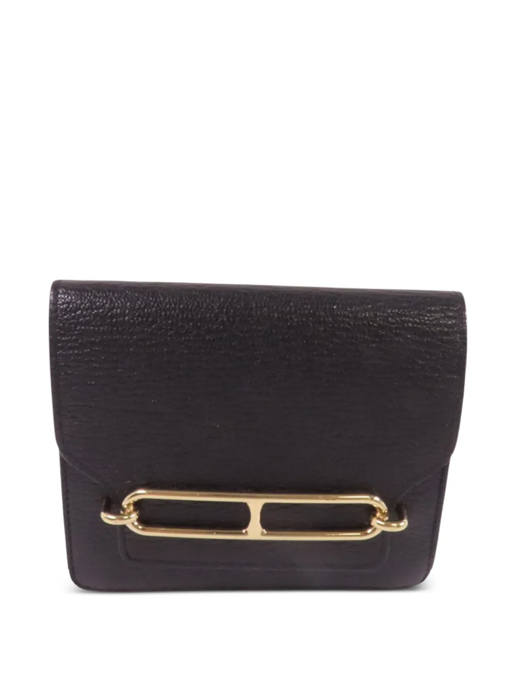 Hermès Pre-Owned Roulis Slim leather wallet - Nero