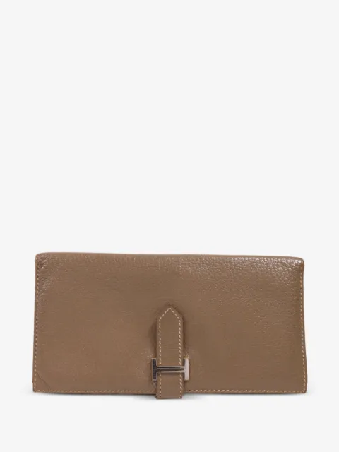 Hermès Pre-Owned Bearn Soufflet long wallet