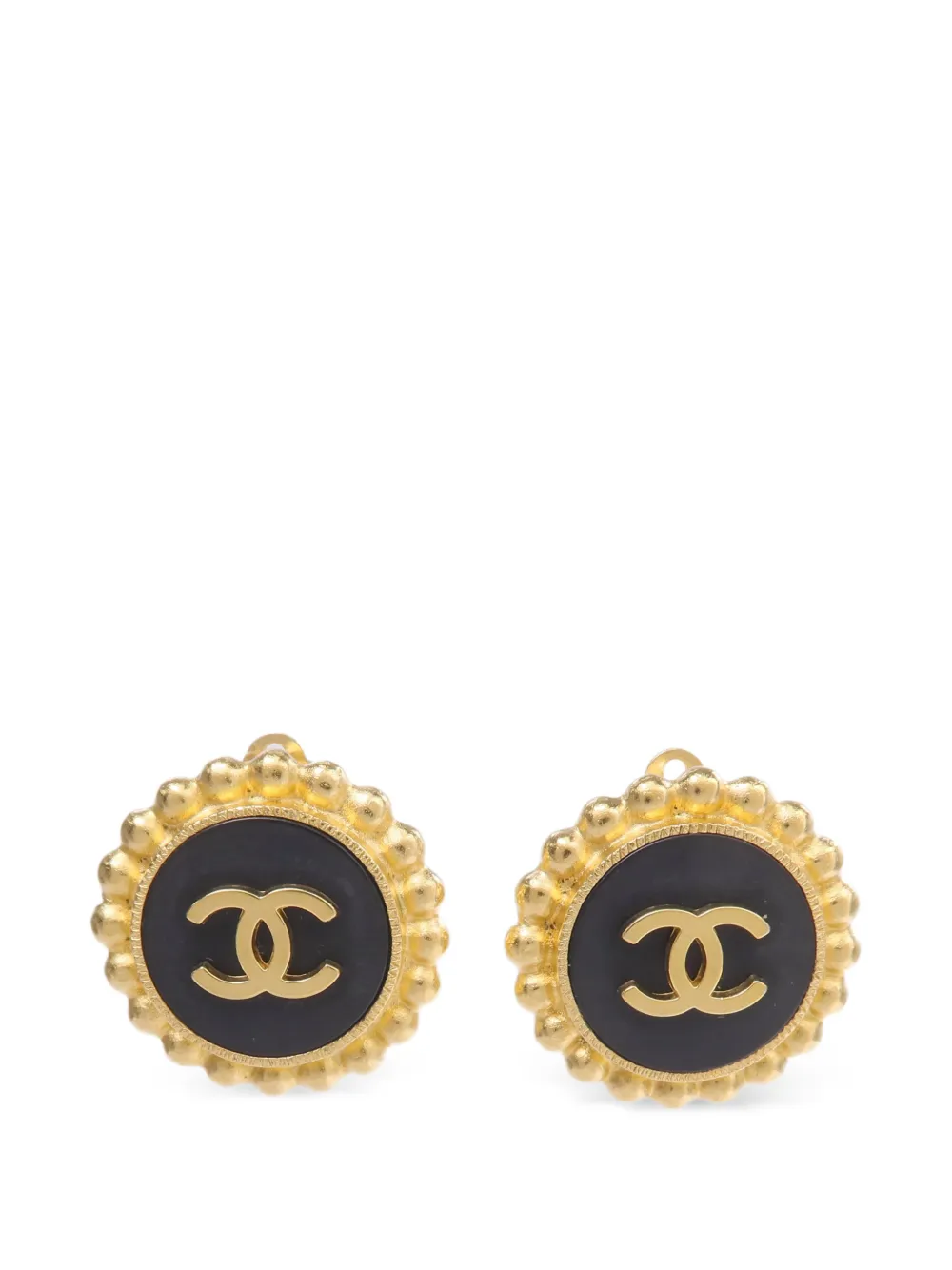 CHANEL Pre-Owned CC-logo earrings - Oro
