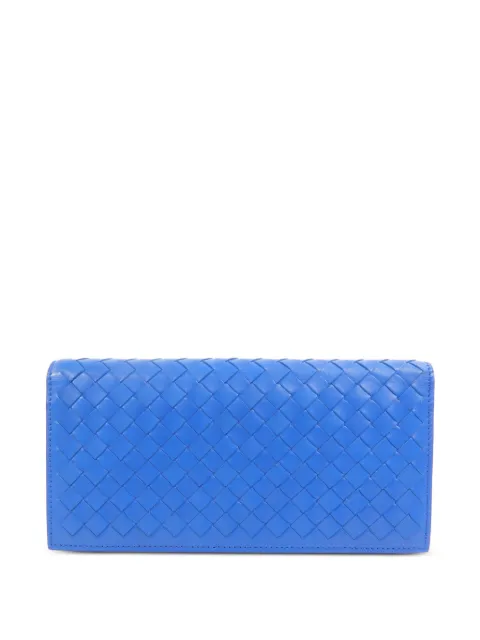 Bottega Veneta Pre-Owned cartera larga con diseño Intrecciato