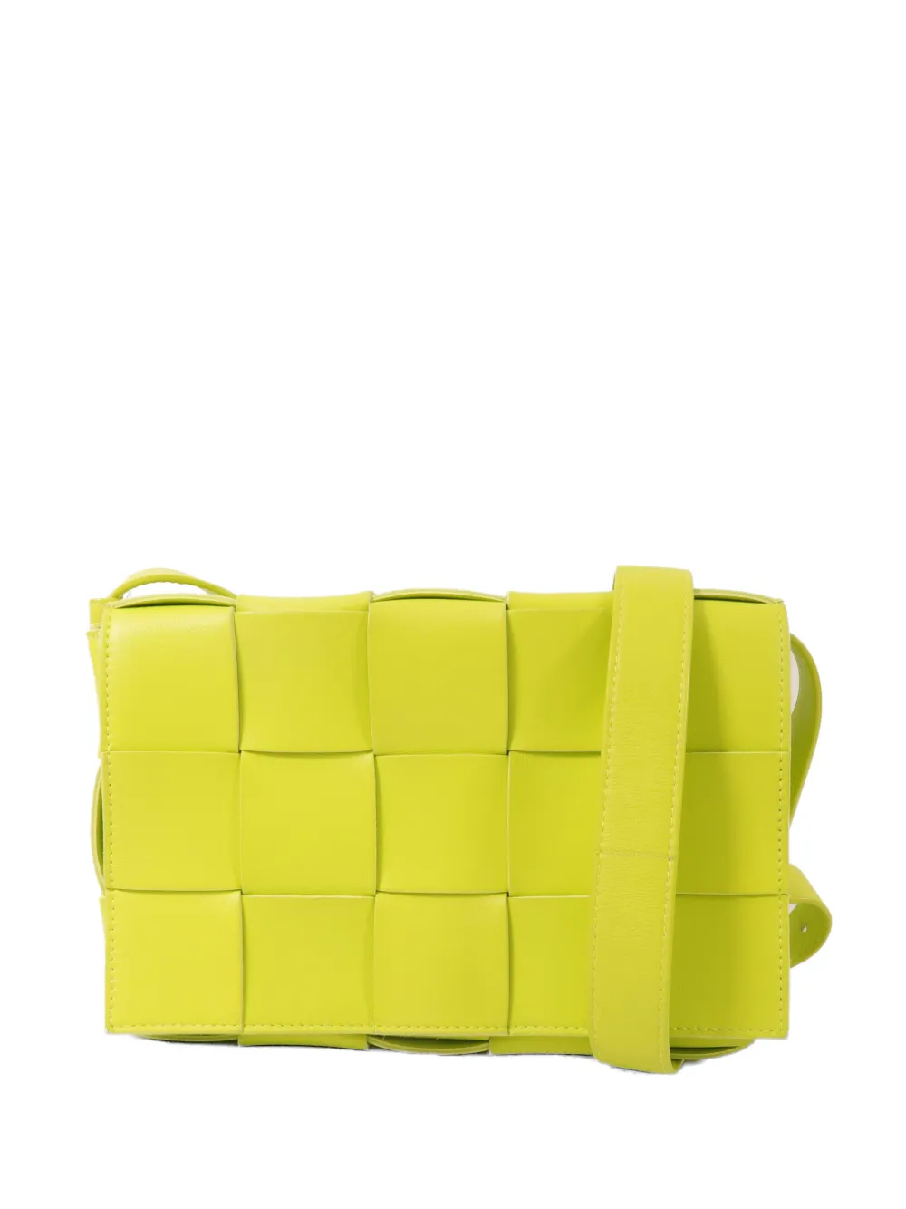 Pre-owned Bottega Veneta Cassette Shoulder Bag In Green