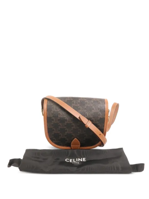 Celine Pre-Owned Folco Triomphe canvas shoulder bag