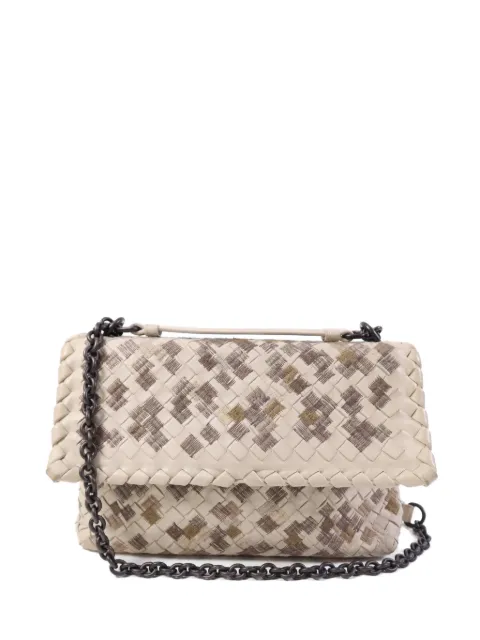 Bottega Veneta Pre-Owned Intrecciato embroidered shoulder bag